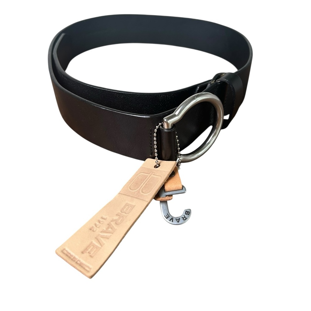 Brave “Little Liz” Black Leather Belt Tags On 44”